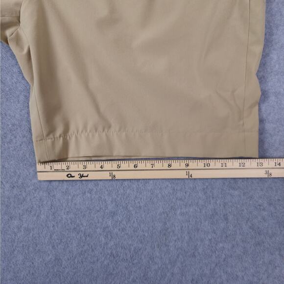 Brooks Brothers Shorts Mens Size 38 Flat Front Chino Golf Tan Khaki - Picture 14 of 15
